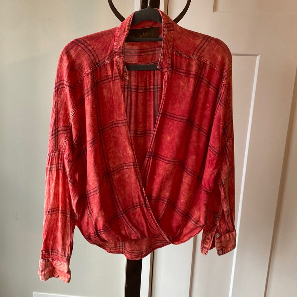 The Nu Vintage open front shirt-size small